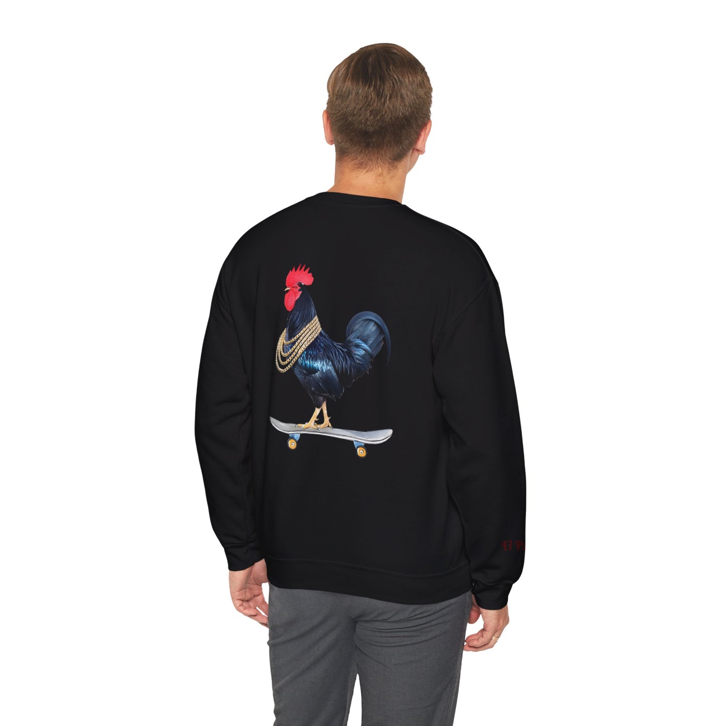 Skateboarding Chicken Sweatshirt 10 Entries