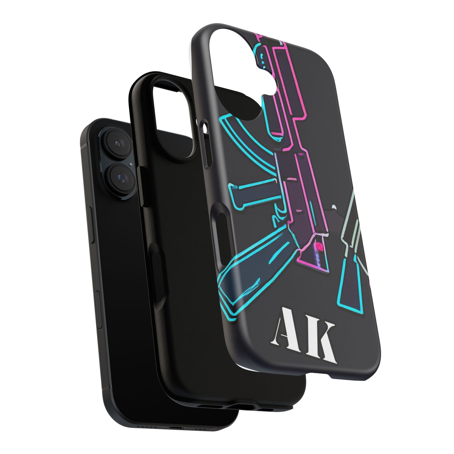 Neon AK-47 Iphone 16 Case 3 Entries
