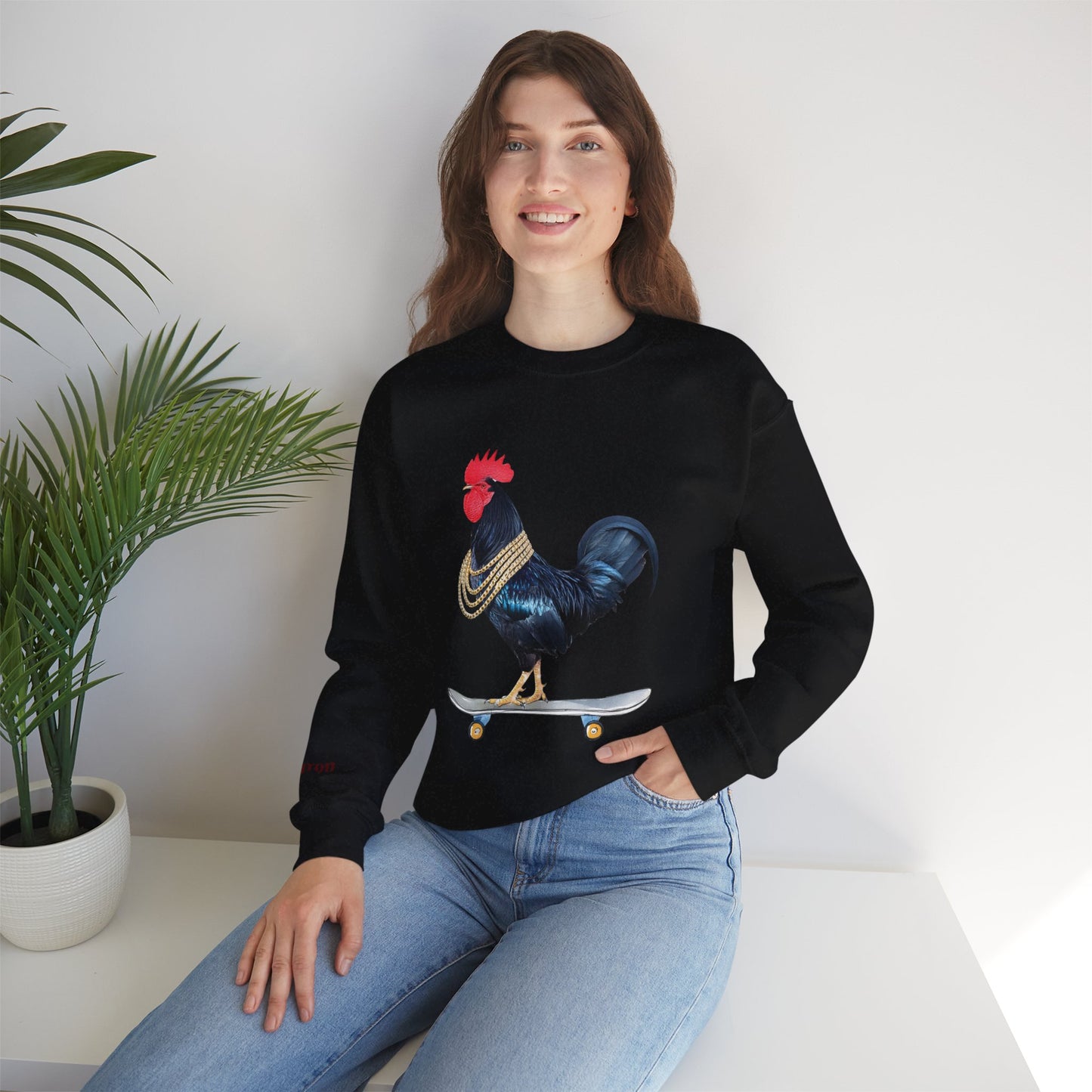 Skateboarding Chicken Sweatshirt 10 Entries