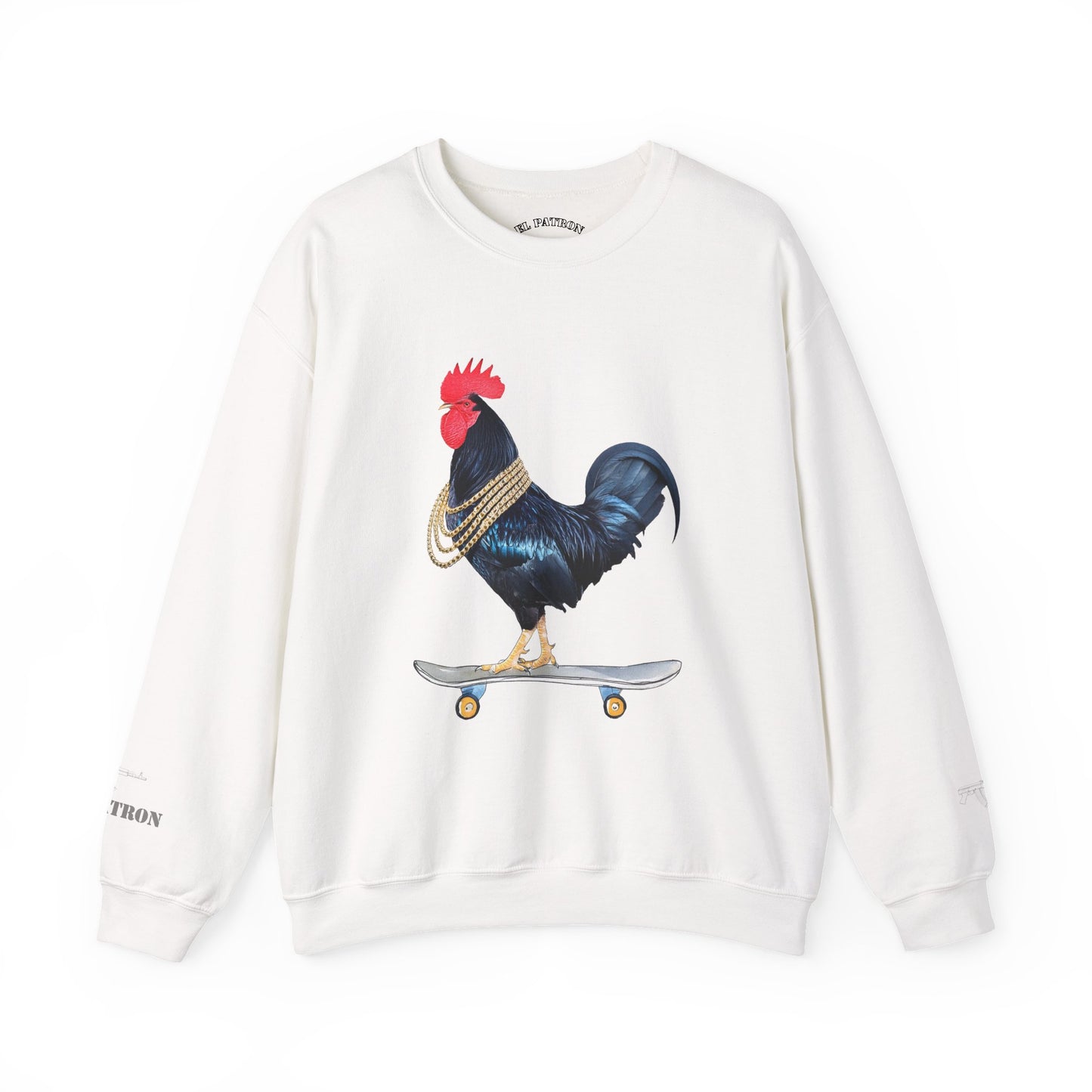 Skateboarding Chicken Sweatshirt 10 Entries