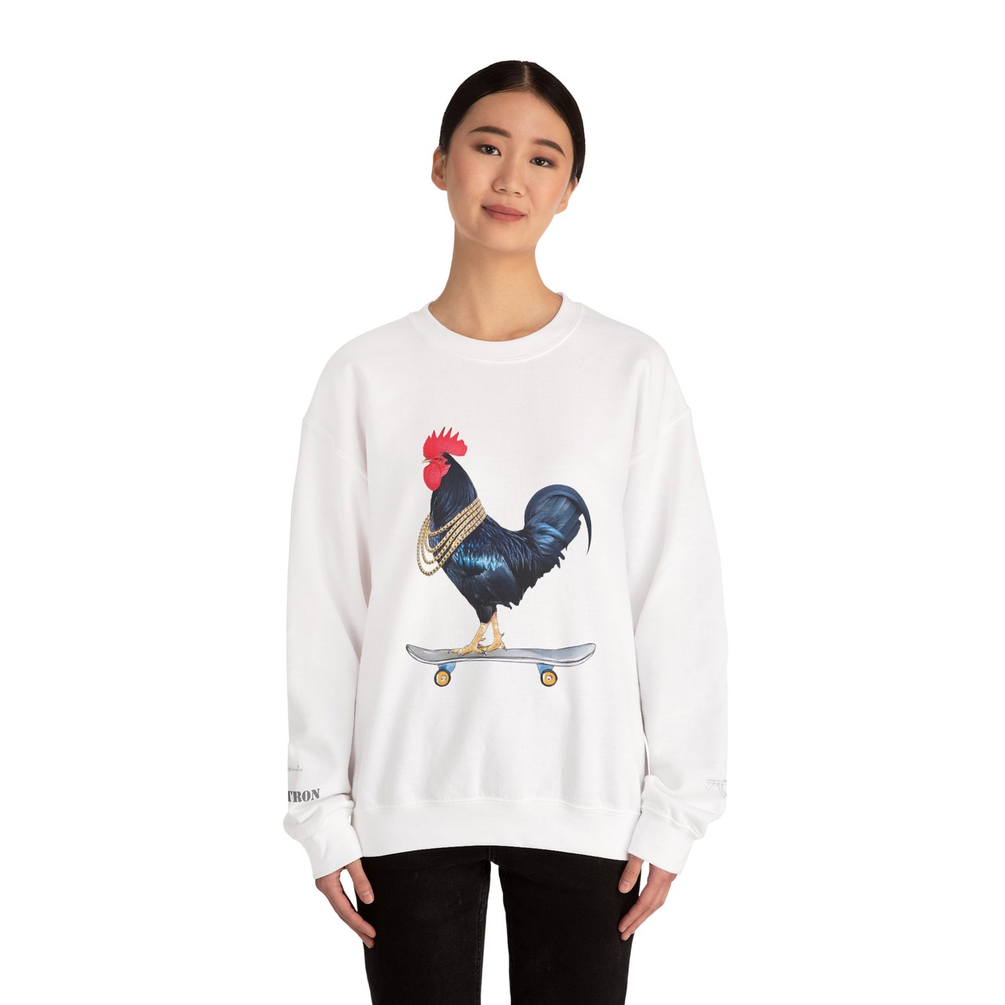 Skateboarding Chicken Sweatshirt 10 Entries