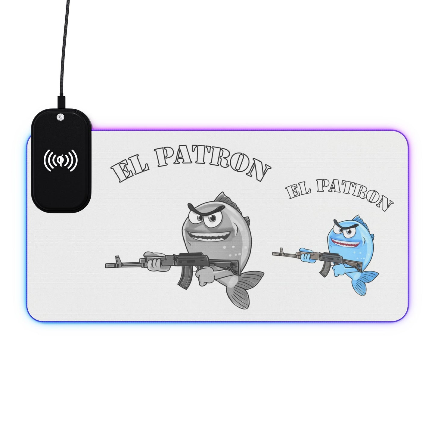 LED Gaming Mouse Pad with Wireless Charging - 3 Entries