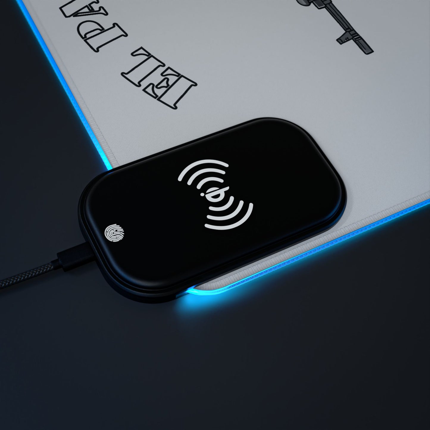 LED Gaming Mouse Pad with Wireless Charging - 3 Entries
