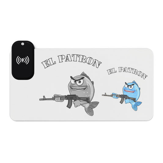 LED Gaming Mouse Pad with Wireless Charging - 3 Entries